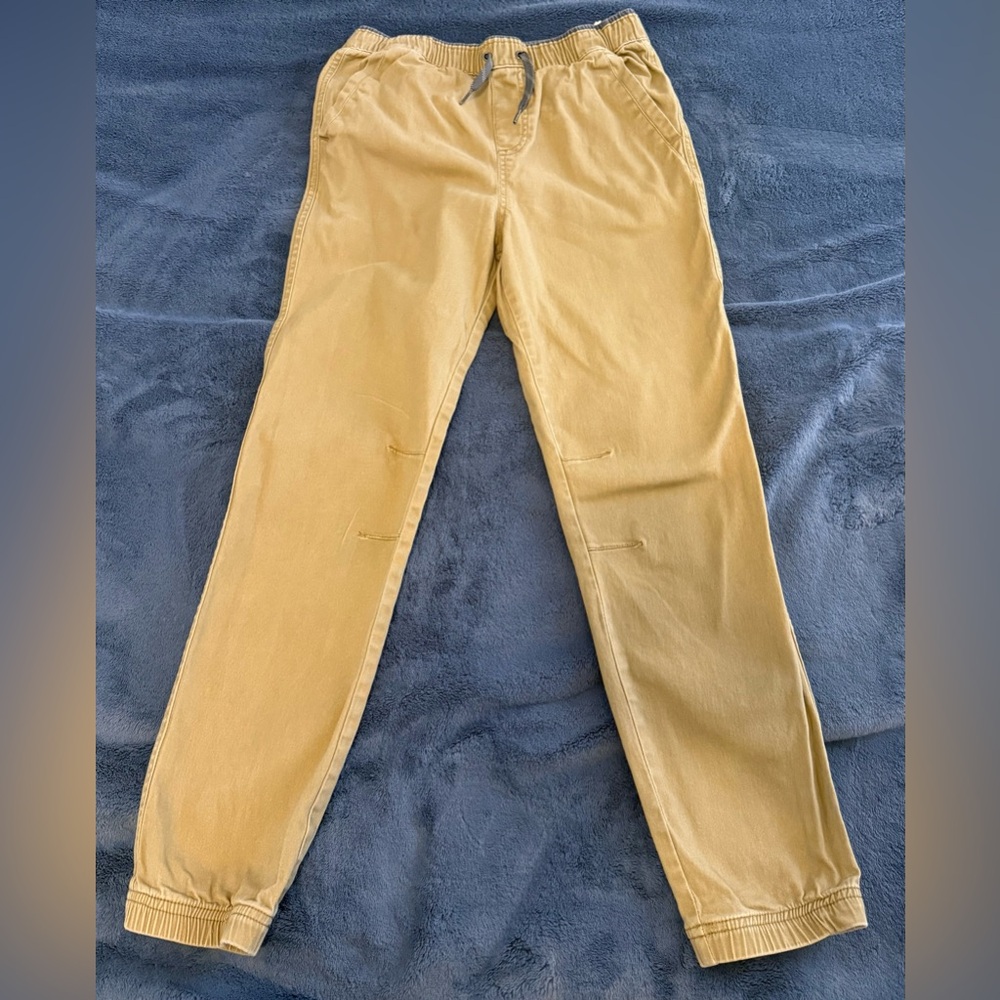 Plugg khaki joggers boys size Large (14-16)